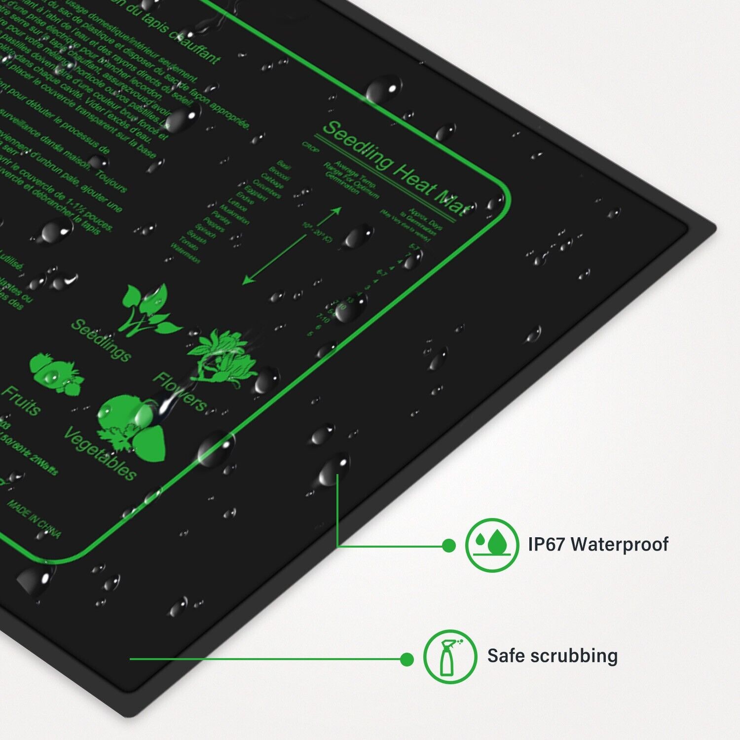 LERWAY 21W 묘목 가열 매트 EU 플러그 실내  - Heat Mat Seedling 리뷰 및 가격