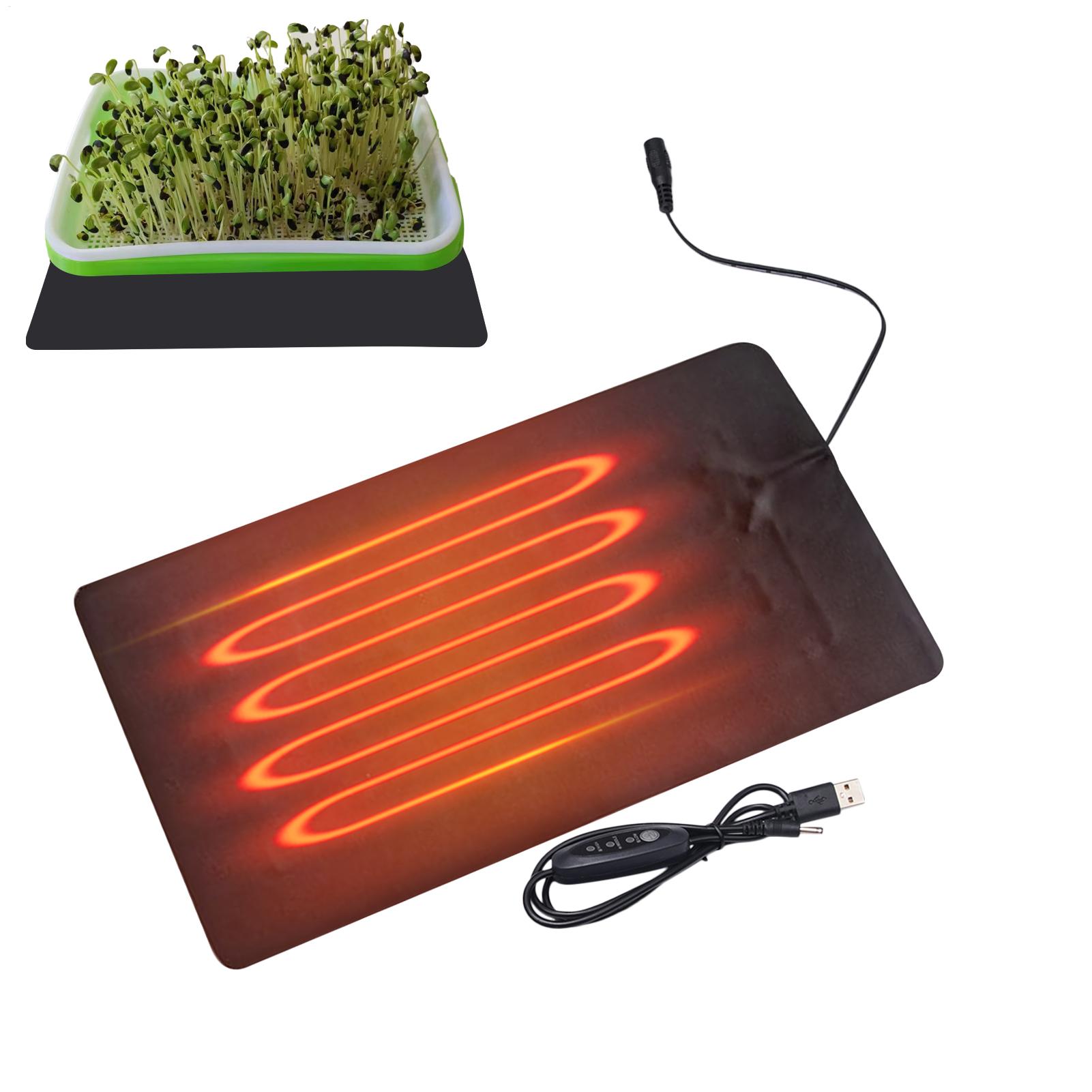 8.5W USB 묘목 열 매트 3 조정 가능한 온도 식 - Heat Mat Seedling 리뷰 및 가격